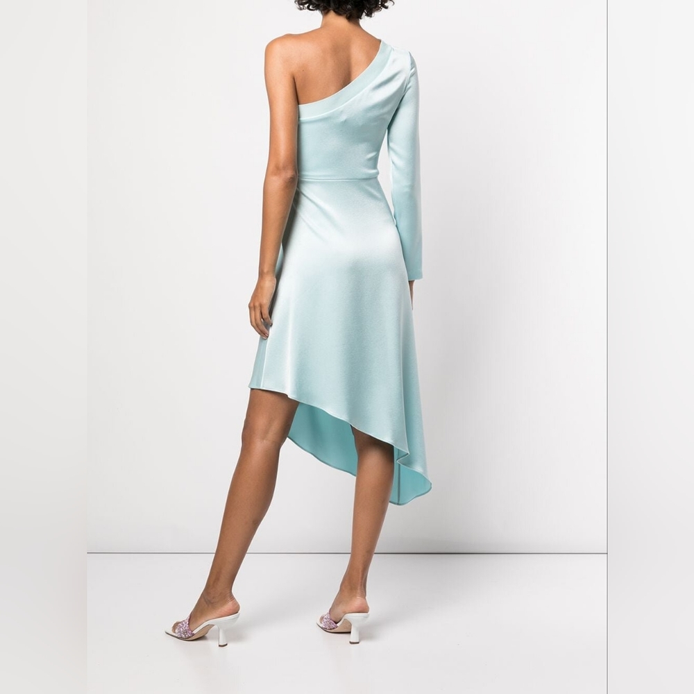 ALICE + OLIVIA Dora One-Shoulder Asymmetrical Dress - Picture 3 of 5